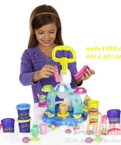 Đất nặn máy làm kem cầu vồng playdoh B0306