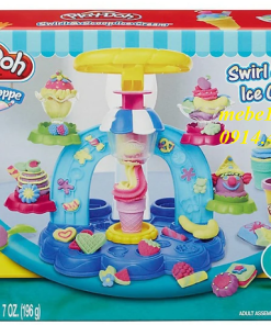 Đất nặn máy làm kem cầu vồng playdoh B0306