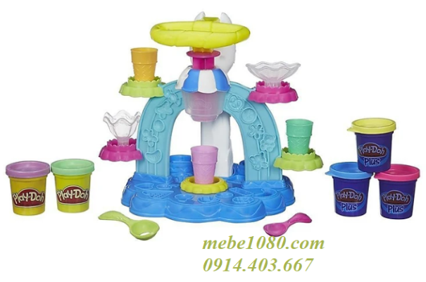 Đất nặn máy làm kem cầu vồng playdoh B0306