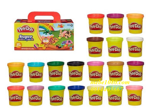 đất nặn playdoh 20 màu bổ sung