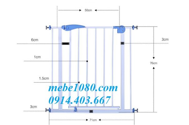 thanh chắn cầu thang sg616