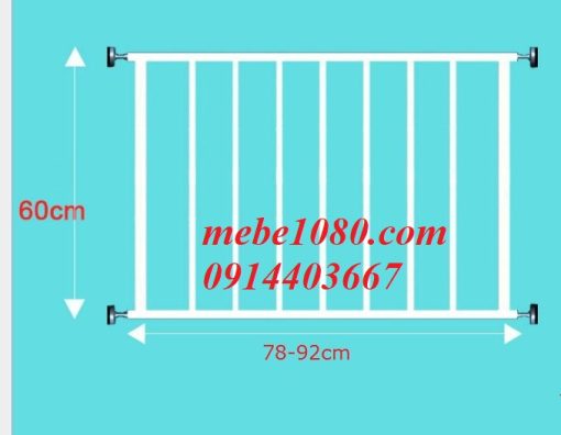 Thanh chắn cửa không khoan bước qua